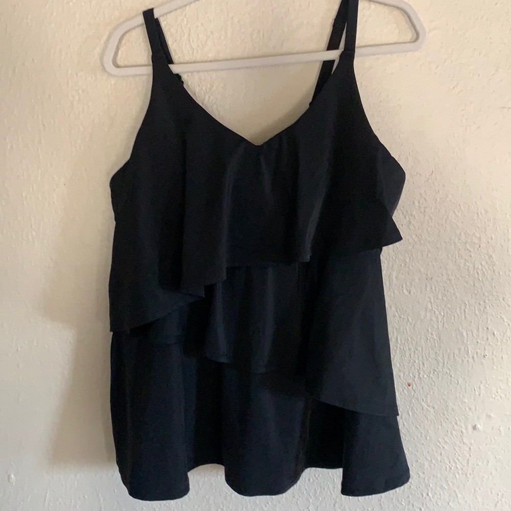 NWT Cacique swimsuit - Ruffle Top
